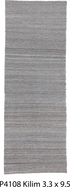 Vintage Kilim Runner Rug (3' x 9')